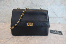 将图片加载到图库查看器,CHANEL/香奈儿 2.55 链条包 羊皮 Black/Gold hadware(黑色/金色金属) 肩背包 800020260