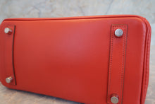 Load image into Gallery viewer, HERMES BIRKIN 25 Tadlakt lether Sanguine □R Engraving Hand bag 700090204