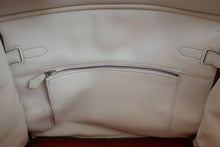 Load image into Gallery viewer, HERMES BIRKIN 35 Bi-color Clemence leather Sanguine/White □O Engraving Hand bag 700070128