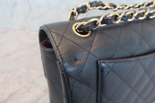 画像をギャラリービューアに読み込む, CHANEL/シャネル 中マトラッセWフラップチェーンショルダーバッグ キャビアスキン ブラック/ゴールド金具 ショルダーバッグ 800010131