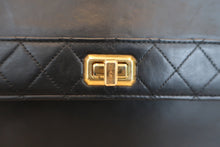 将图片加载到图库查看器,CHANEL/香奈儿 2.55 链条包 羊皮 Black/Gold hadware(黑色/金色金属) 肩背包 800020260