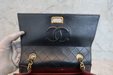 将图片加载到图库查看器,CHANEL/香奈儿 2.55 链条包 羊皮 Black/Gold hadware(黑色/金色金属) 肩背包 800020260