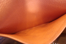 Load image into Gallery viewer, HERMES EVELYNE 1PM Togo leather Orange □G Engraving Shoulder bag 700120048