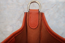 Load image into Gallery viewer, HERMES EVELYNE 1PM Togo leather Orange □G Engraving Shoulder bag 700120048