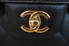 画像をギャラリービューアに読み込む, CHANEL/シャネル 中マトラッセWフラップチェーンショルダーバッグ キャビアスキン ブラック/ゴールド金具 ショルダーバッグ 800010131