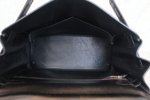 画像をギャラリービューアに読み込む, HERMES/エルメス ケリー28 ボックスカーフ ブラック 〇F刻印 ハンドバッグ 700080112