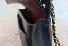 画像をギャラリービューアに読み込む, CHANEL/シャネル 中マトラッセWフラップチェーンショルダーバッグ キャビアスキン ブラック/ゴールド金具 ショルダーバッグ 800010131