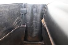 画像をギャラリービューアに読み込む, HERMES/エルメス ケリー28 ボックスカーフ ブラック 〇F刻印 ハンドバッグ 700080112