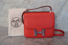 Load image into Gallery viewer, HERMES CONSTANCE3 MINI Optique Evercolor leather Capucine C Engraving Shoulder bag 700120098