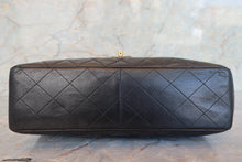 画像をギャラリービューアに読み込む, CHANEL/シャネル 中マトラッセシングルフラップチェーンショルダーバッグ ラムスキン ブラック/ゴールド金具 ショルダーバッグ 700100230