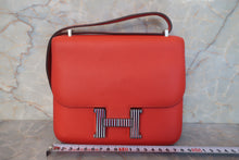 Load image into Gallery viewer, HERMES CONSTANCE3 MINI Optique Evercolor leather Capucine C Engraving Shoulder bag 700120098