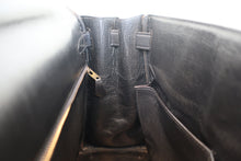 画像をギャラリービューアに読み込む, HERMES/エルメス ケリー28 ボックスカーフ ブラック 〇F刻印 ハンドバッグ 700080112