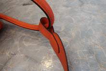Load image into Gallery viewer, HERMES LINDY 34 Clemence leather Orange poppy T Engraving Shoulder bag 700090196