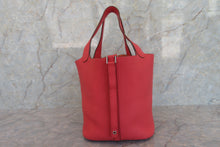 Load image into Gallery viewer, HERMES PICOTIN LOCK MM Clemence leather Bougainvillier □N Engraving Hand bag 700040216