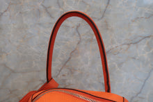 Load image into Gallery viewer, HERMES LINDY 34 Clemence leather Orange poppy T Engraving Shoulder bag 700090196