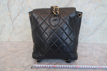 画像をギャラリービューアに読み込む, CHANEL/シャネル マトラッセチェーンリュック ラムスキン ブラック/ゴールド金具 リュック 800010143