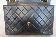 画像をギャラリービューアに読み込む, CHANEL/シャネル 中マトラッセシングルフラップチェーンショルダーバッグ ラムスキン ブラック/ゴールド金具 ショルダーバッグ 700100230