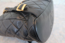 画像をギャラリービューアに読み込む, CHANEL/シャネル マトラッセチェーンリュック ラムスキン ブラック/ゴールド金具 リュック 800010143