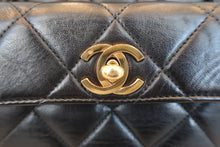 画像をギャラリービューアに読み込む, CHANEL/シャネル マトラッセチェーンリュック ラムスキン ブラック/ゴールド金具 リュック 800010143