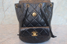画像をギャラリービューアに読み込む, CHANEL/シャネル マトラッセチェーンリュック ラムスキン ブラック/ゴールド金具 リュック 800010143