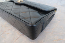 画像をギャラリービューアに読み込む, CHANEL/シャネル パリ限定マトラッセダブルフラップチェーンショルダーバッグ ラムスキン ブラック/ゴールド金具 ショルダーバッグ 700110006