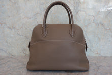 将图片加载到图库查看器,HERMES/BOLIDE 31 Clemence leather Etoupe gray □N刻印 Shoulder bag 800060155