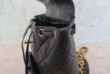 画像をギャラリービューアに読み込む, CHANEL/シャネル マトラッセチェーンリュック ラムスキン ブラック/ゴールド金具 リュック 800010143