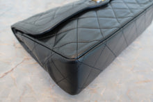 画像をギャラリービューアに読み込む, CHANEL/シャネル パリ限定マトラッセダブルフラップチェーンショルダーバッグ ラムスキン ブラック/ゴールド金具 ショルダーバッグ 700110006