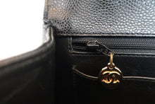 画像をギャラリービューアに読み込む, CHANEL/シャネル マトラッセ台形ハンドバッグ キャビアスキン ブラック/ゴールド金具 ハンドバッグ 800040032
