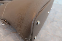 将图片加载到图库查看器,HERMES/BOLIDE 31 Clemence leather Etoupe gray □N刻印 Shoulder bag 800060155