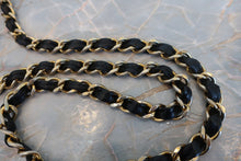 画像をギャラリービューアに読み込む, CHANEL/シャネル パリ限定マトラッセダブルフラップチェーンショルダーバッグ ラムスキン ブラック/ゴールド金具 ショルダーバッグ 700110006