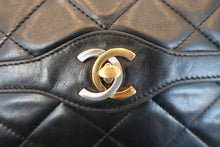 画像をギャラリービューアに読み込む, CHANEL/シャネル パリ限定マトラッセダブルフラップチェーンショルダーバッグ ラムスキン ブラック/ゴールド金具 ショルダーバッグ 700110006