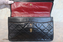 画像をギャラリービューアに読み込む, CHANEL/シャネル パリ限定マトラッセダブルフラップチェーンショルダーバッグ ラムスキン ブラック/ゴールド金具 ショルダーバッグ 700110006