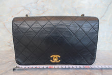 Load image into Gallery viewer, CHANEL Matelasse chain shoulder bag Lambskin Black/Gold hadware Shoulder bag 700120093