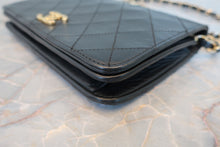 画像をギャラリービューアに読み込む, CHANEL/シャネル マトラッセプッシュロックチェーンショルダーバッグ ラムスキン ブラック/ゴールド金具 ショルダーバッグ 800080169