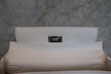 Load image into Gallery viewer, HERMES KELLY 28 Clemence leather White □I Engraving Shoulder bag 700080133