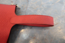 将图片加载到图库查看器,HERMES PICOTIN LOCK PM Clemence leather Rouge pivoine □R刻印 Hand bag 800040023