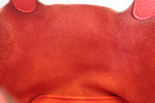 将图片加载到图库查看器,HERMES PICOTIN LOCK PM Clemence leather Rouge pivoine □R刻印 Hand bag 800040023
