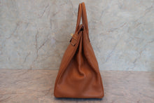 画像をギャラリービューアに読み込む, HERMES/エルメス バーキン40 クシュベル ゴールド □B刻印 ハンドバッグ 800010061