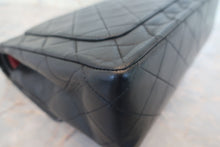 Load image into Gallery viewer, CHANEL Matelasse double flap double chain shoulder bag LambskinBlack/Gold hadware Shoulder bag 700120091