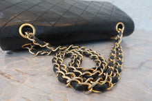 Load image into Gallery viewer, CHANEL Matelasse double flap double chain shoulder bag LambskinBlack/Gold hadware Shoulder bag 700120091
