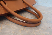 画像をギャラリービューアに読み込む, HERMES/エルメス バーキン40 クシュベル ゴールド □B刻印 ハンドバッグ 800010061