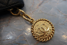 Load image into Gallery viewer, CHANEL Medallion Tote Caviar skin Black/Gold hadware Tote bag 700040134