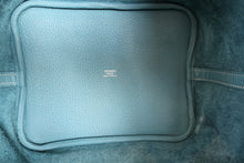 Load image into Gallery viewer, HERMES PICOTIN LOCK MM Clemence leather Blue jean W Engraving Hand bag 700080176