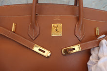 画像をギャラリービューアに読み込む, HERMES/エルメス バーキン40 クシュベル ゴールド □B刻印 ハンドバッグ 800010061