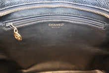 Load image into Gallery viewer, CHANEL Medallion Tote Caviar skin Black/Gold hadware Tote bag 700040134