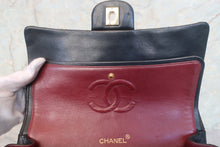 Load image into Gallery viewer, CHANEL Matelasse double flap double chain shoulder bag LambskinBlack/Gold hadware Shoulder bag 700120091