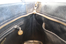 Load image into Gallery viewer, CHANEL Medallion Tote Caviar skin Black/Gold hadware Tote bag 700040134