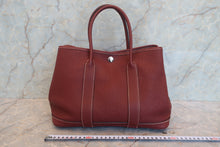 画像をギャラリービューアに読み込む, HERMES/エルメス ガーデンパーティTPM ネゴンダ ルージュアッシュ □O刻印 トートバッグ 800010086