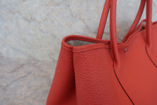 将图片加载到图库查看器,HERMES GARDEN PARTY PM Country leather Sanguine □Q刻印 Tote bag 800070051